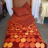 Fold bed in a 60's cabinet