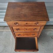 High chest of drawers Louis Philippe mid-19th century