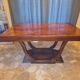 Art deco table with 2 extensions