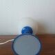 Space age blue and opaline lamp 1970