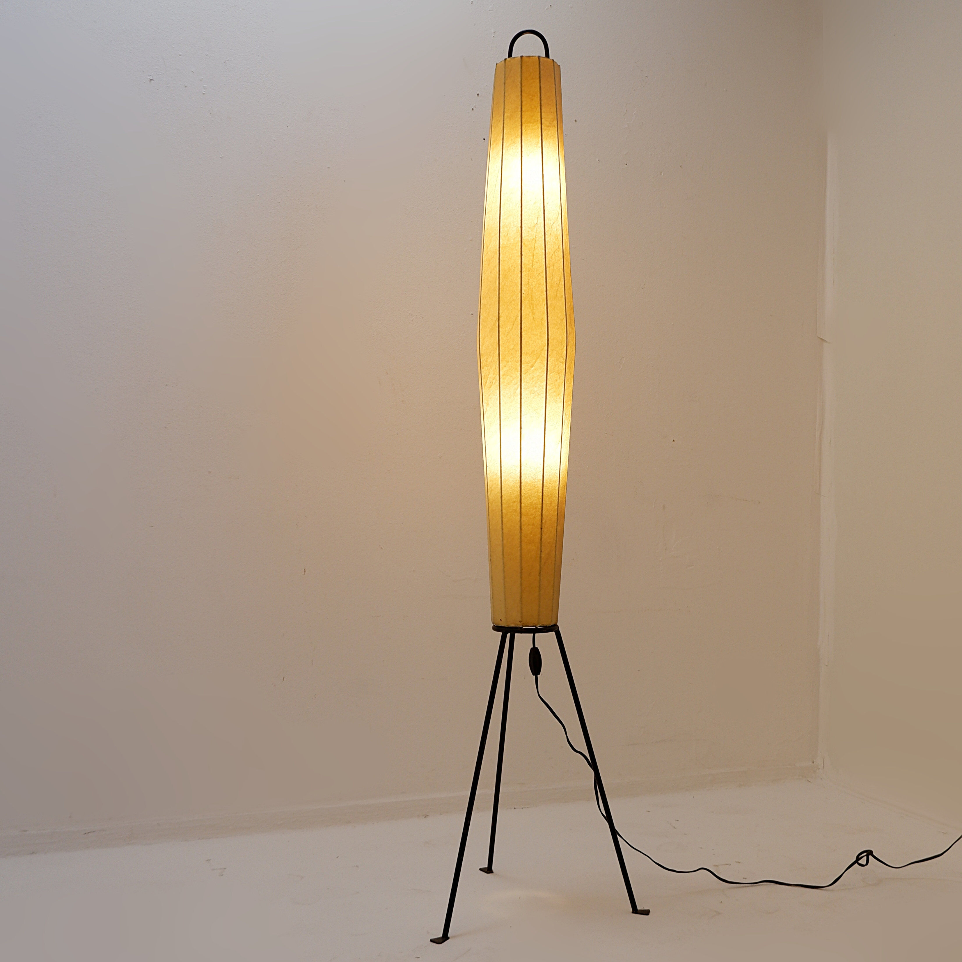 Lugano floor lamp by H. Klingele for Artimeta Holland, 1957