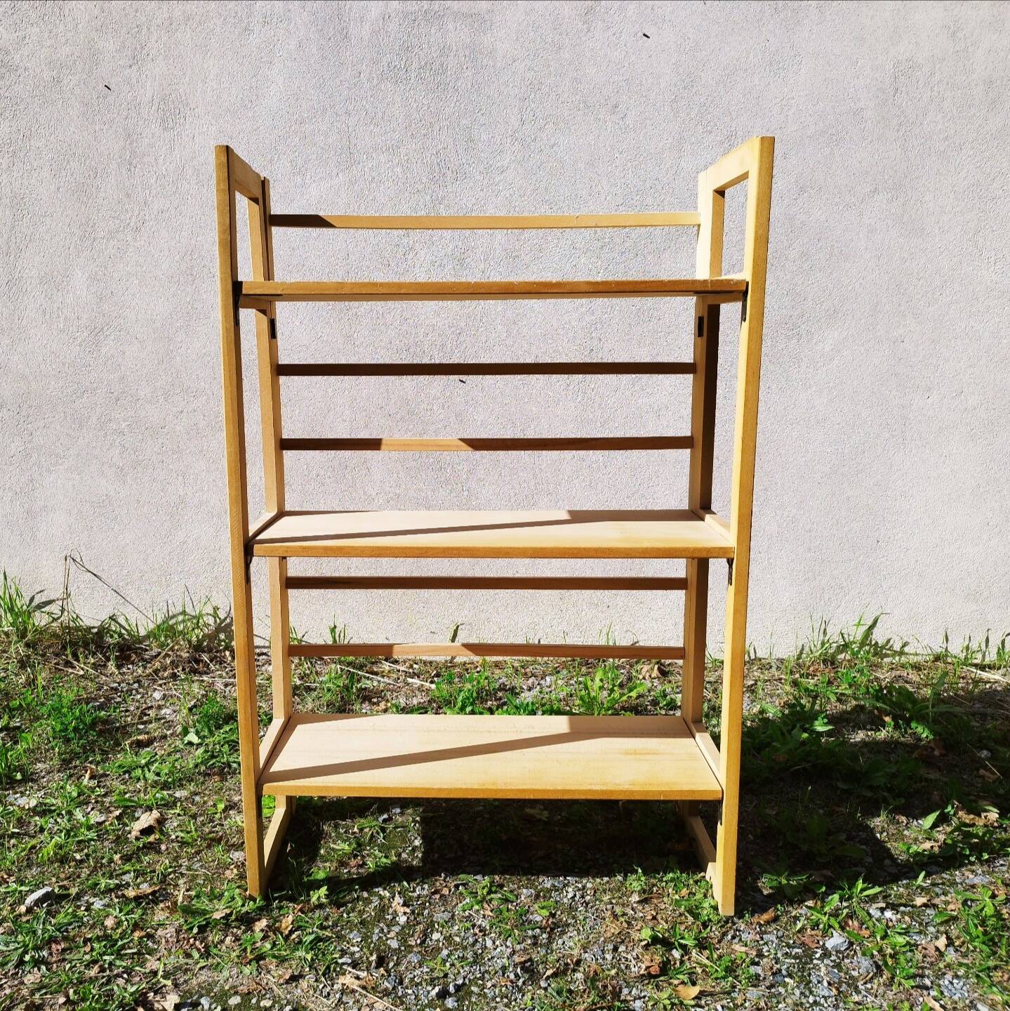 Bookshelf in raw wood N°3