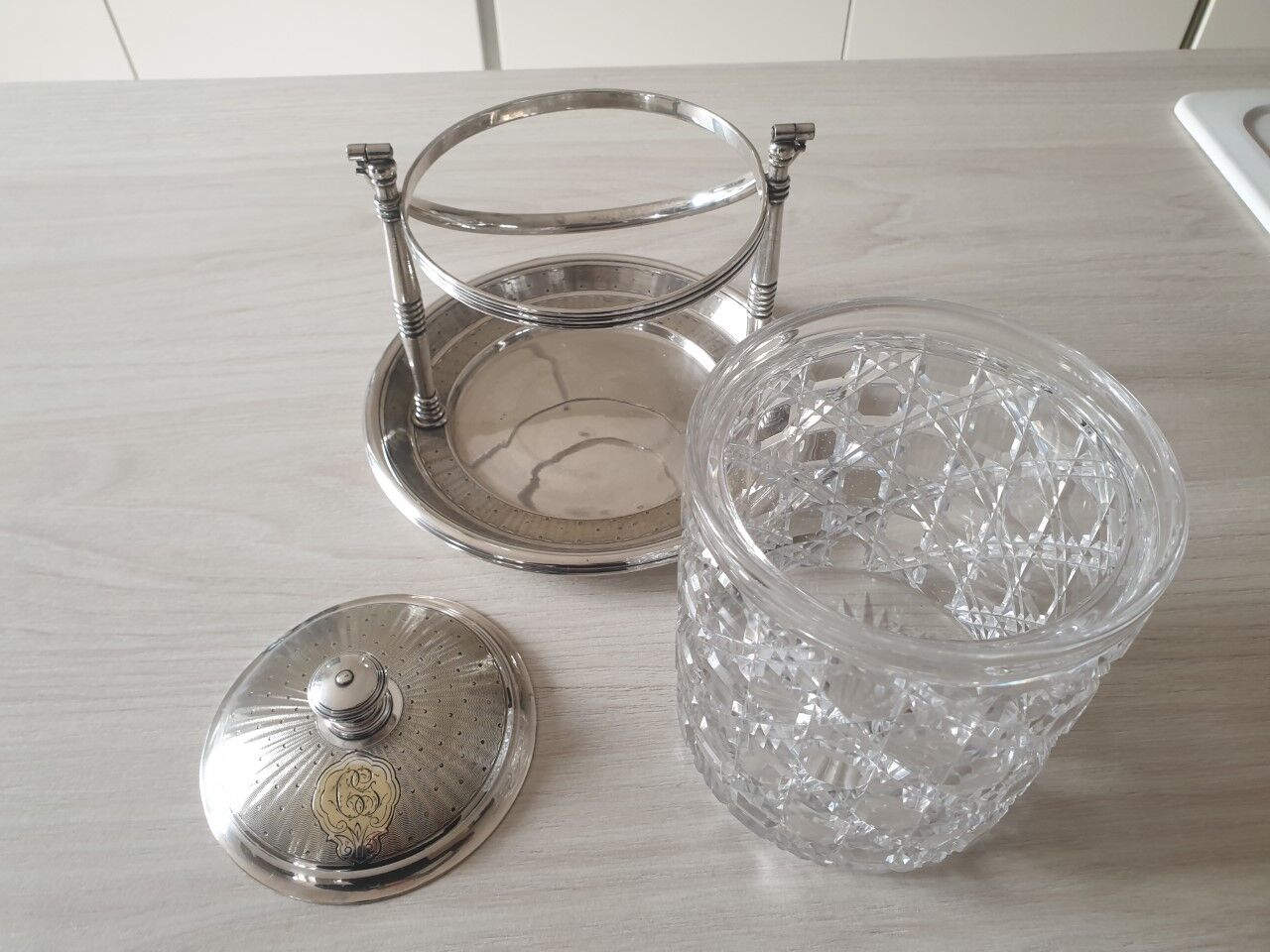 Christofle Cookie Jar