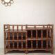 Buffet vintage cannage rotin et bois