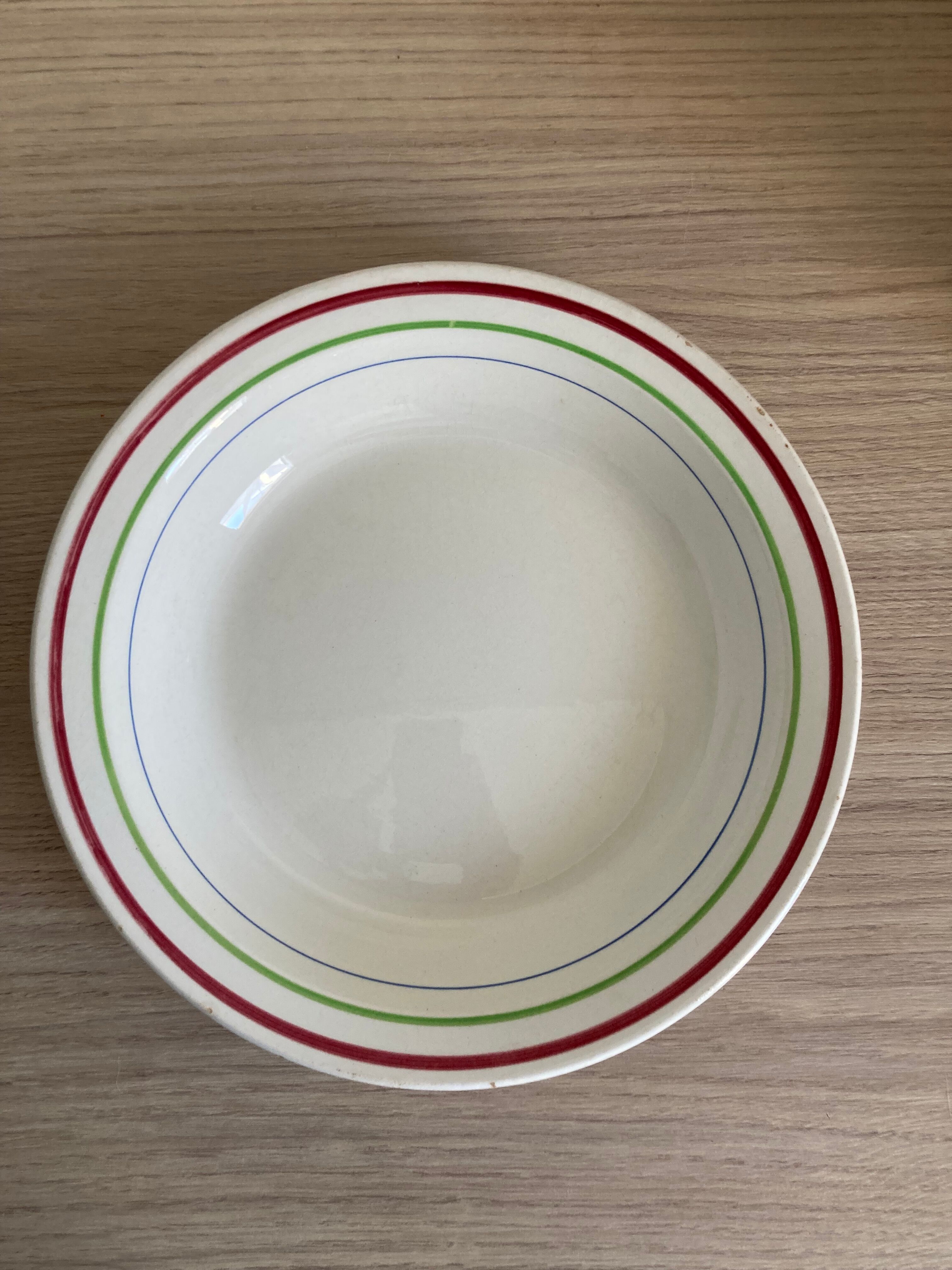Service plates Gien pottery