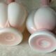 Antique opaline glass decanters, late 19th century