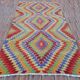 Vintage Turkish kilim handwoven 162x285 cm