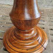 Old round table walnut dining table 140 cm