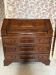 Bureau secrétaire bois massif vintage