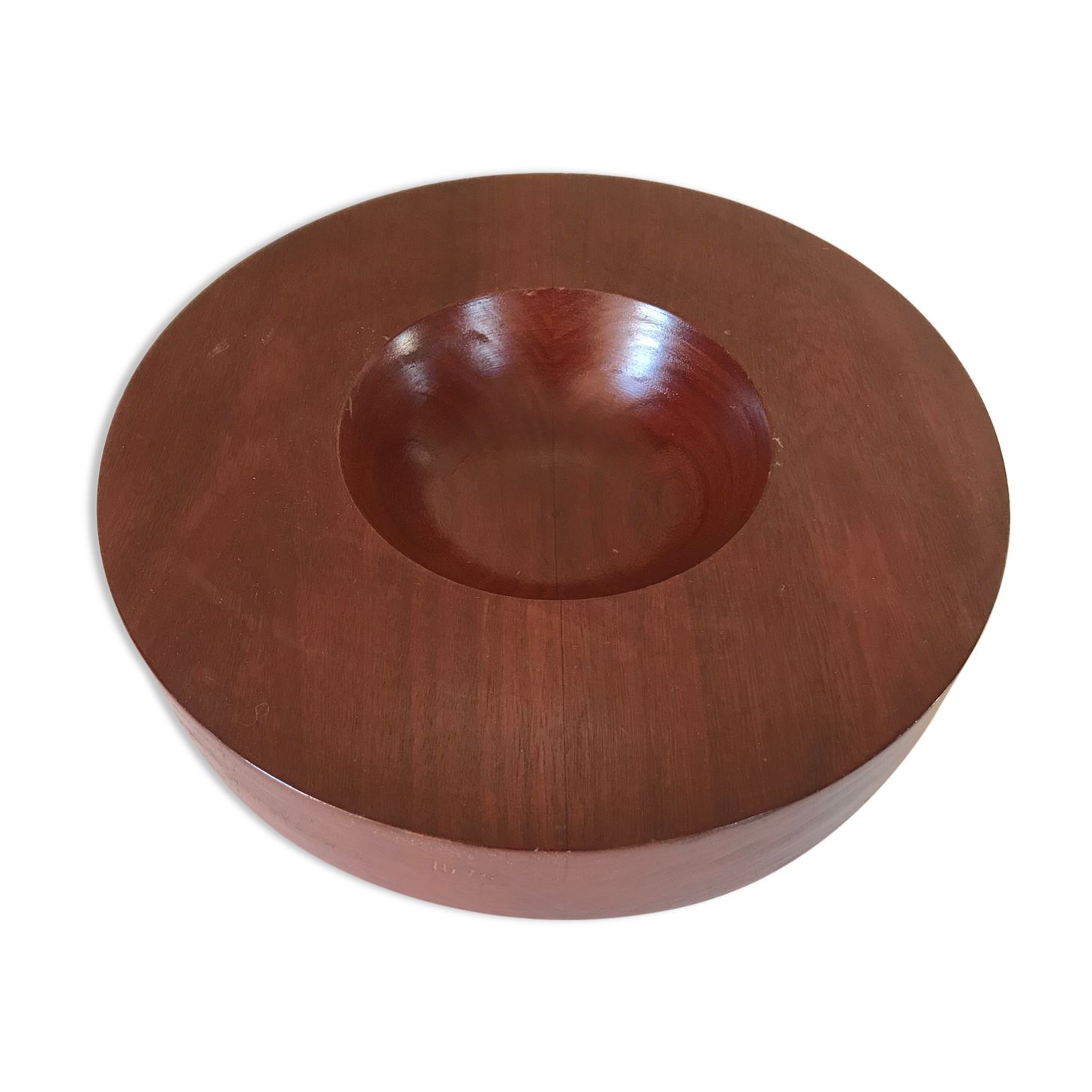Empty vintage teak pocket 70s