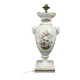 Raynaud Limoges lamp base in porcelain, paradise birds