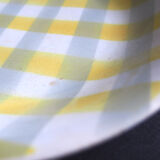 4 Hollow yellow checkered plates