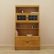 Henning Kjærnulf Oak Bookcase with Glass Doors, Danish 1960s