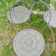 Four garden chairs