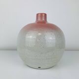 Vintage ceramic ball vase, lamp base