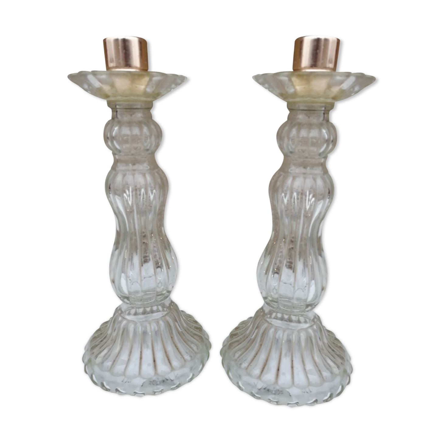Antique candlesticks