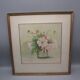 Old watercolor claire fauteux - bouquet