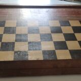 Large game box of backgammon, checkers