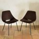 Pair of chairs by Pierre Guariche – French modernism, 1960s