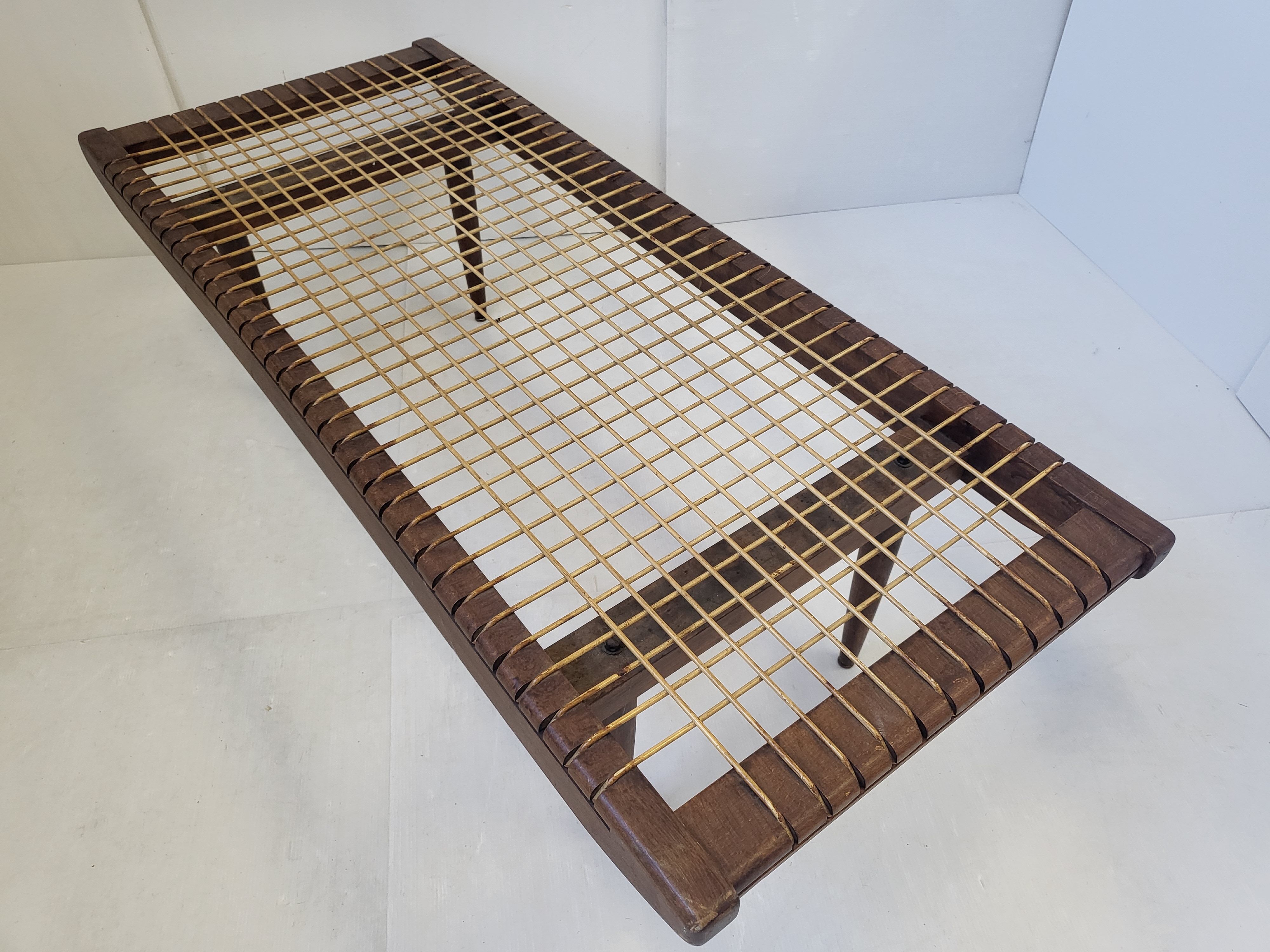 Vintage coffee table by Georges Tigien 1960