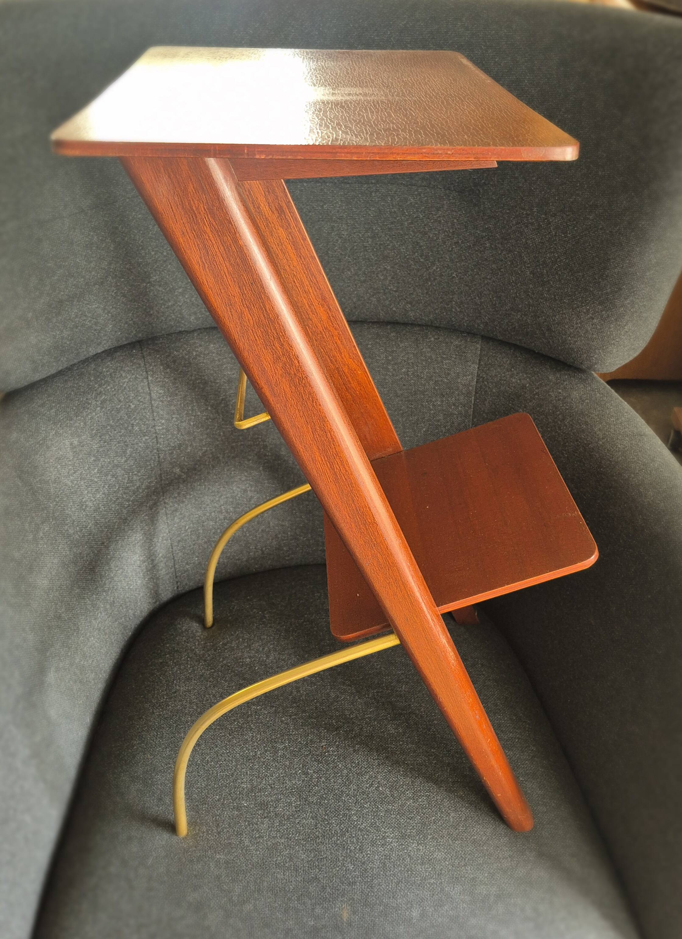 Pair of vintage 50s bedside tables or end tables