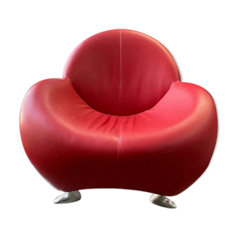 Armchair Leolux Papageno leather senso ferrari