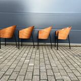 4x originaux chaises Costes Philippe Starck Aleph Driade