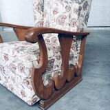 Set of High Wing Back Armchairs, 1900s