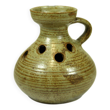 Vase pique-fleurs en gres 1970 - Keraluc