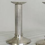 Pair of vintage silver-plated candlesticks