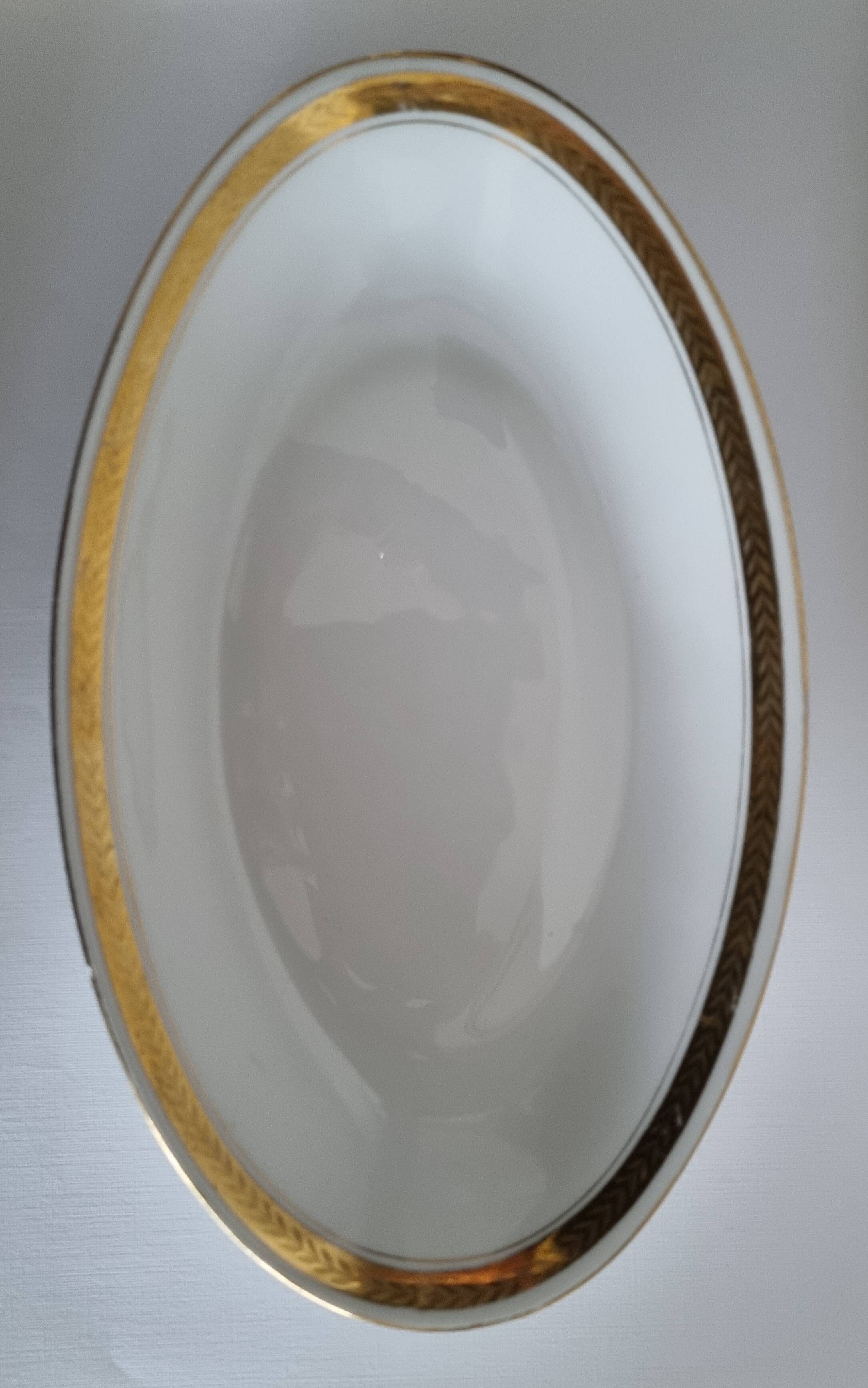 Small Limoges Porcelain Ravier Dish