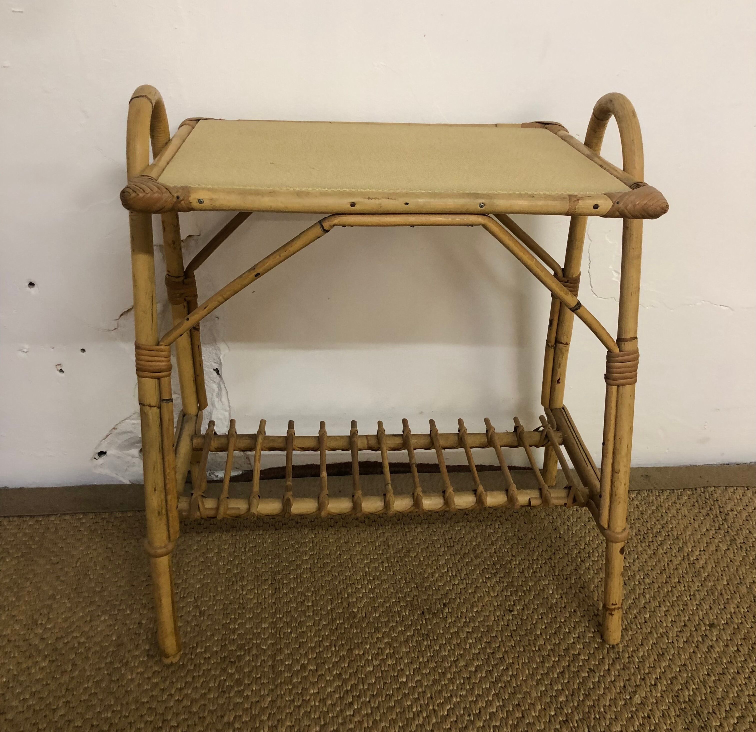Rattan table