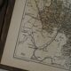 Map of Savoy, printed antique from 1889.