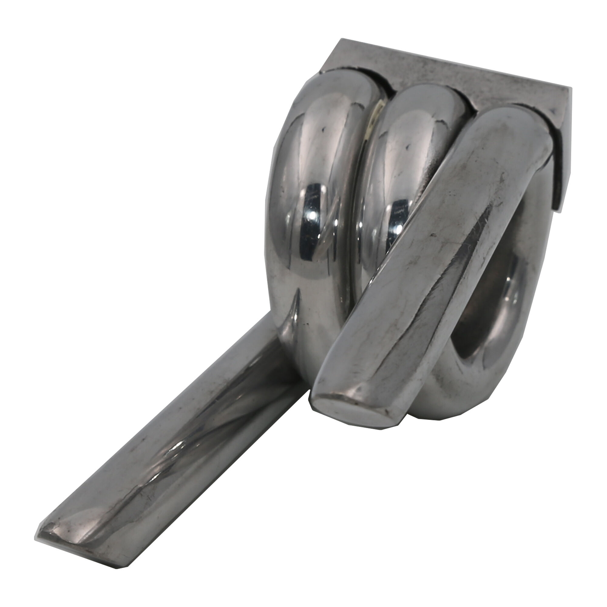 Vintage Chrome Barbed Wire Coathanger