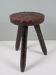Tabouret brutaliste espagnol tripode 1960