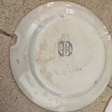 Duo d'assiettes Creil & Montereau, XIXème s.