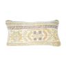 Vintage Oushak Rug Cushion Cover, Ethnic Tribal Decor 10'' X 20'' (25 x 50 Cm)
