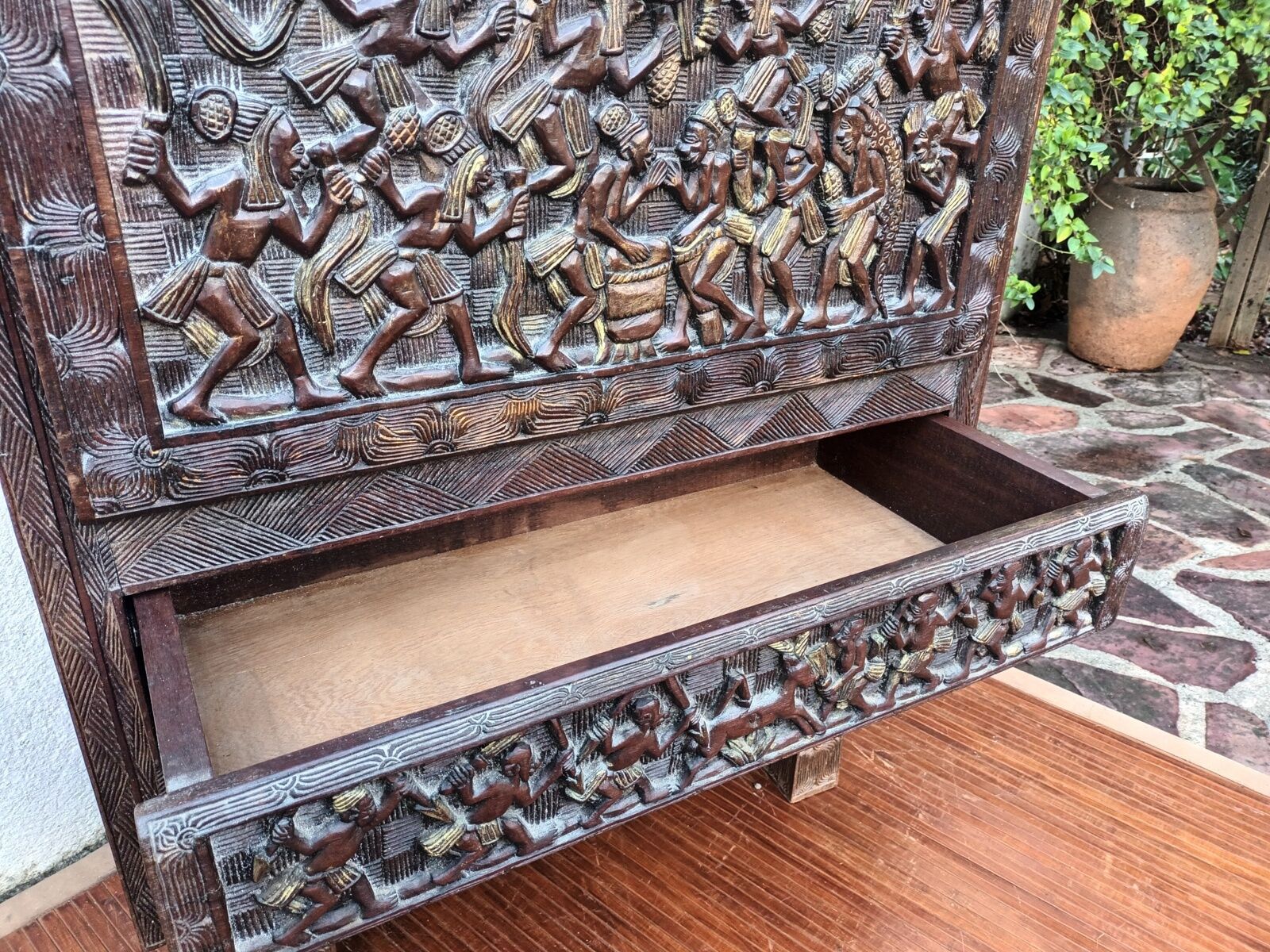 Carved furniture africa