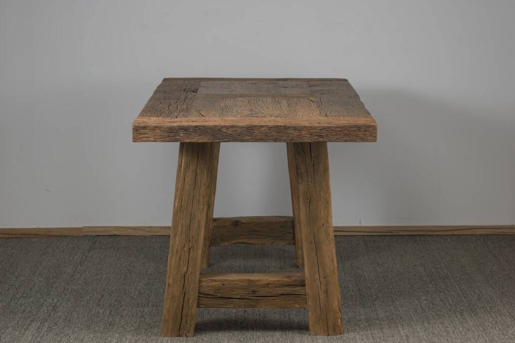 Solid oak dining table