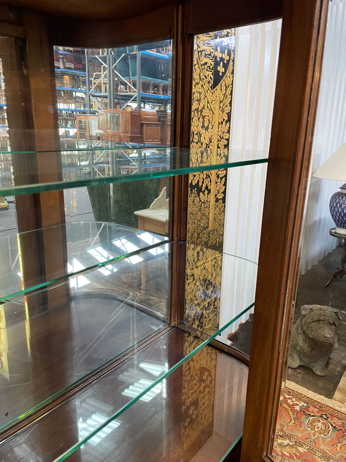 Vitrine en acajou de style Louis XVI