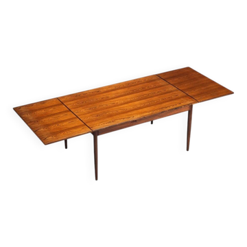 Niels Otto Moller large extendable dining table rosewood Denmark 1960