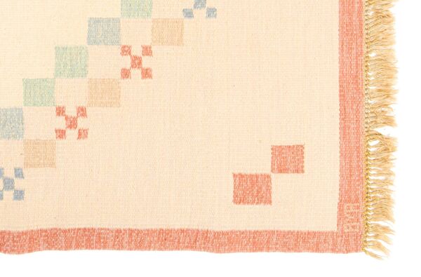 Tapis scandinave Du milieu Du Siècle Signé 208 X 137 Cm
