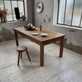 Farmhouse table in elm and pine 2m