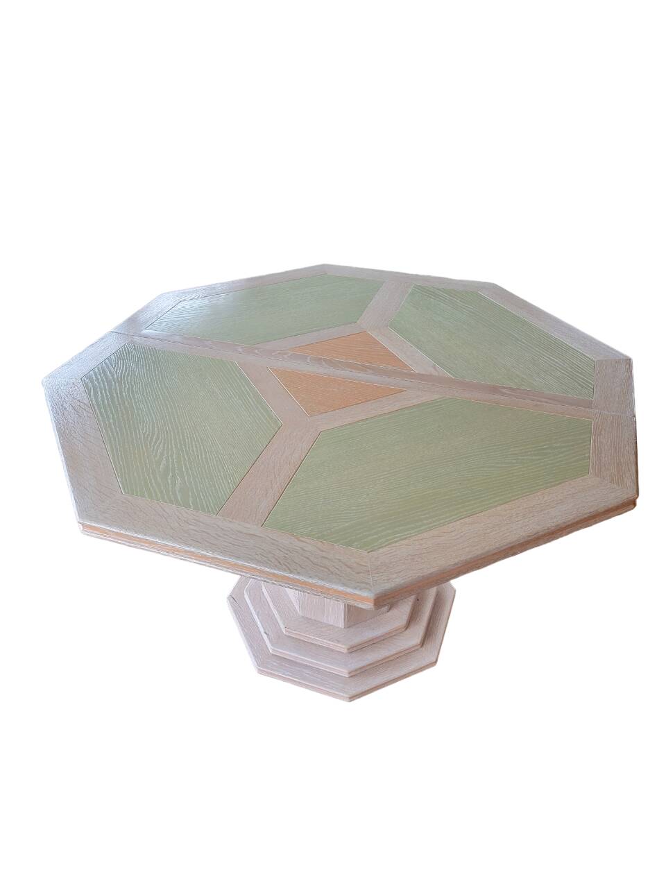 Octagonal table de tonge 1980s