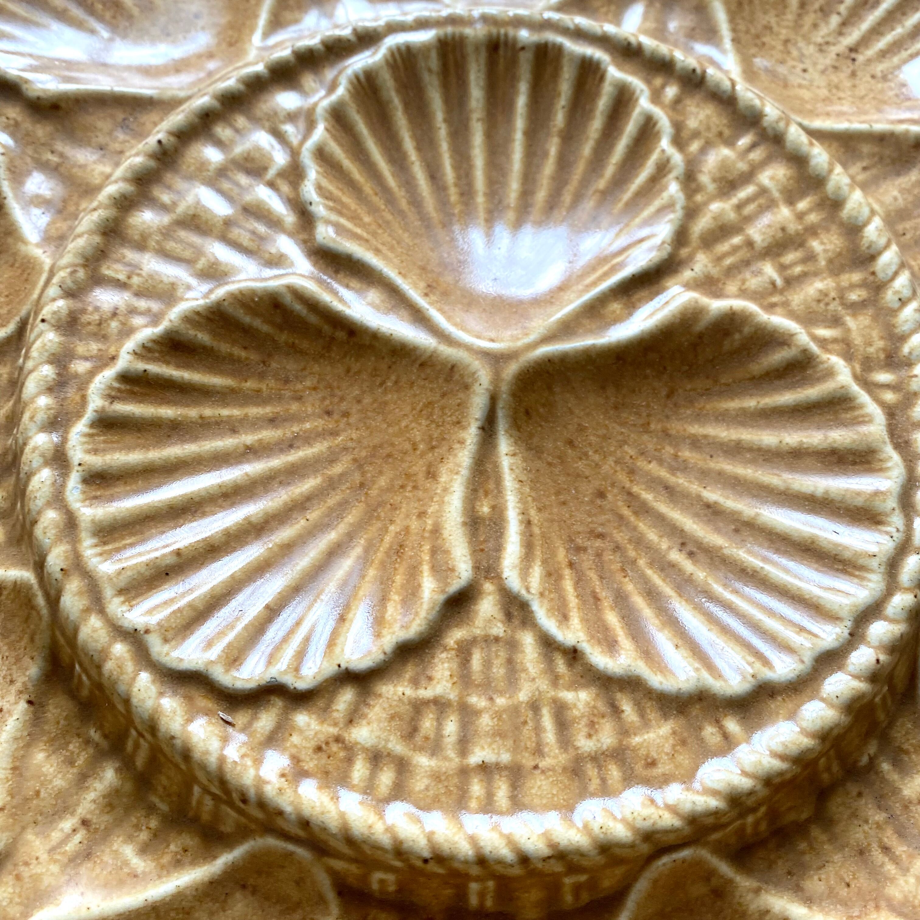 Longchamp oyster service 12 plates and one dish