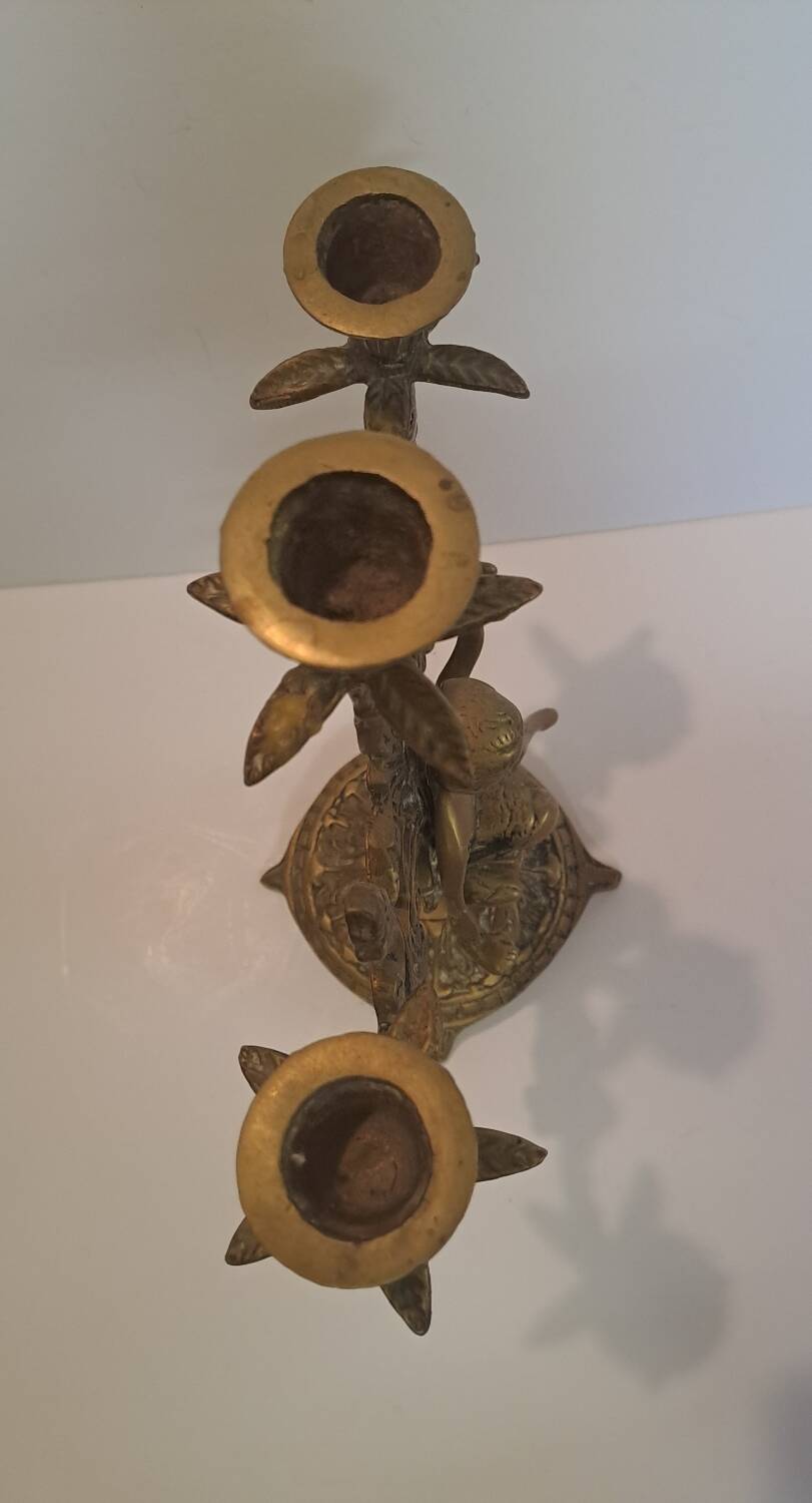 Vintage bronze chandelier