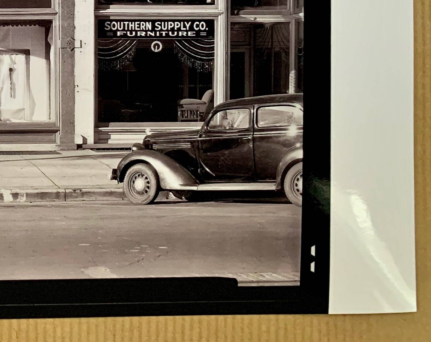 Black and White Fine Art Photography – Walker Evans, Main Street Block, Selma
