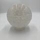 White glass globe from Clichy