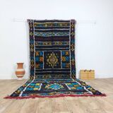 Handmade wool Berber rug 340 X 140 CM
