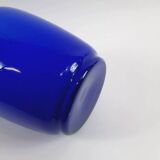 Pair of amphora vase and flat vase, vintage Murano glass.